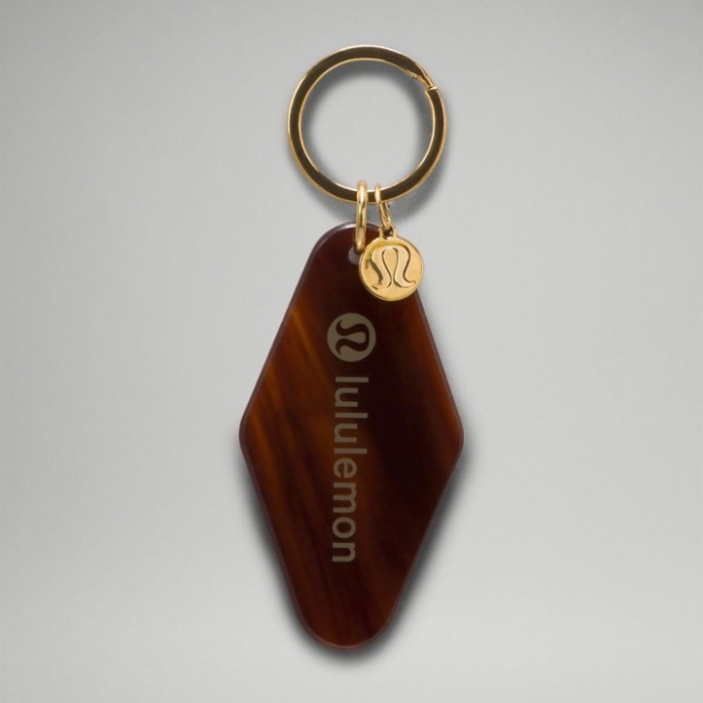Lululemon Diamond-Shaped Hotel Keychain